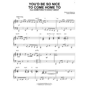 You'd Be So Nice To Come Home To [Jazz version] (arr. Brent Edstrom)