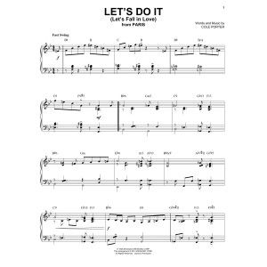 Let''s Do It (Let''s Fall In Love) [Jazzversion] (arr. Brent Edstrom)