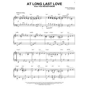 At Long Last Love [Jazz-Version] (arr. Brent Edstrom)