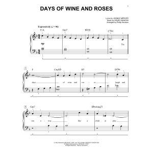 Days Of Wine And Roses (arr. Phillip Keveren)