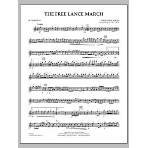 The Free Lance March - Bb Clarinet 1