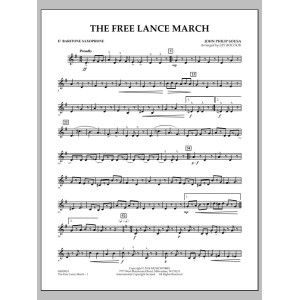 The Free Lance March - Eb Baritone Saxophone