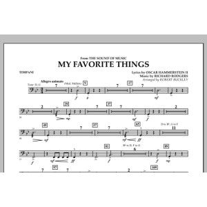 My Favorite Things (from The Sound of Music) - Timpani