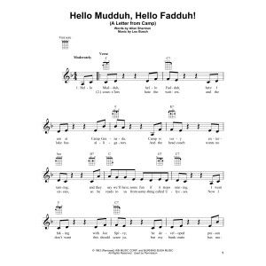 Hello Mudduh, Hello Fadduh! (A Letter From Camp)