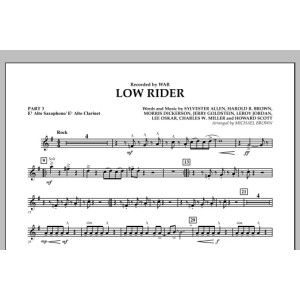 Low Rider - Pt.3 - Eb Alto Sax/Alto Clar.