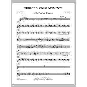 Three Colonial Moments - Bb Clarinet 2