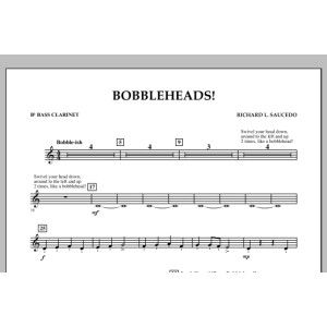 Bobbleheads! - Bb Bass Clarinet