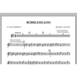 Bobbleheads! - Eb Alto Saxophone 1