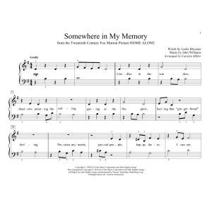 Somewhere In My Memory (arr. Carolyn Miller)