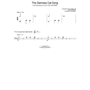 The Siamese Cat Song (from Lady And The Tramp) (arr. Mona Rejino)