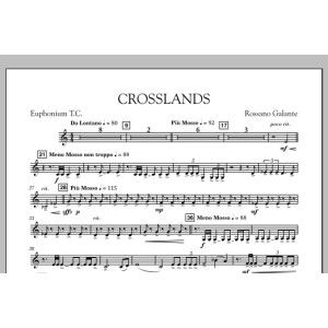 Crosslands - Euphonium in Treble Clef