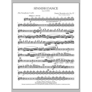 Spanish Dance (from The Gadfly) - Eb Alto Saxophone 1