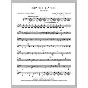Spanischer Tanz (aus The Gadfly) - Eb Baritonsaxophon