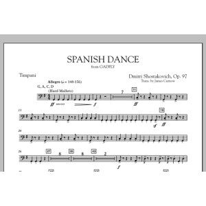 Spanish Dance (from The Gadfly) - Timpani