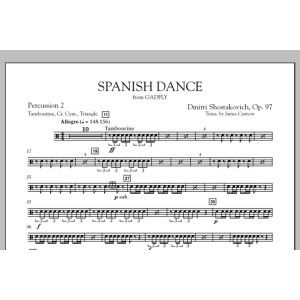 Spanish Dance (from The Gadfly) - Percussion 2