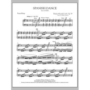 Spanish Dance (from The Gadfly) - Piano/Harp
