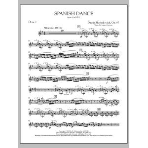 Spanischer Tanz (aus The Gadfly) - Oboe 2