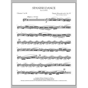 Spanischer Tanz (aus The Gadfly) - Bb Klarinette 1