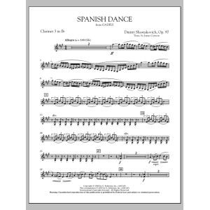 Spanischer Tanz (aus Der Floh) - Bb-Klarinette 3