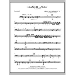 Spanischer Tanz (aus Die Gadfly) - Fagott 1