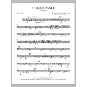 Spanischer Tanz (aus The Gadfly) - Fagott 2