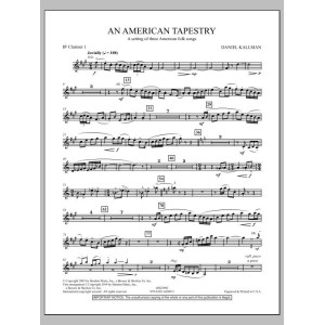 An American Tapestry (for Wind Ensemble) - Bb Clarinet 1