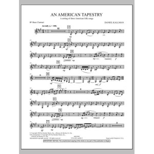 An American Tapestry (for Wind Ensemble) - Bb Bass Clarinet