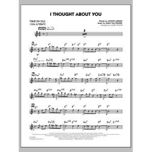 I Thought About You (Key: B-flat) - Tenor Sax Solo (Vocal Alt)