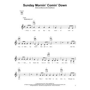 Sunday Mornin' Comin' Down