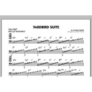 Yardbird Suite - Bass Clef Solo Sheet