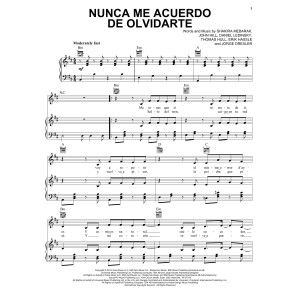 Nunca Me Acuerdo De Olvidarte