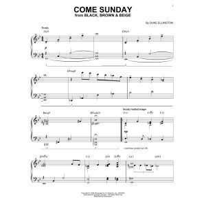 Come Sunday [Jazz version] (arr. Brent Edstrom)