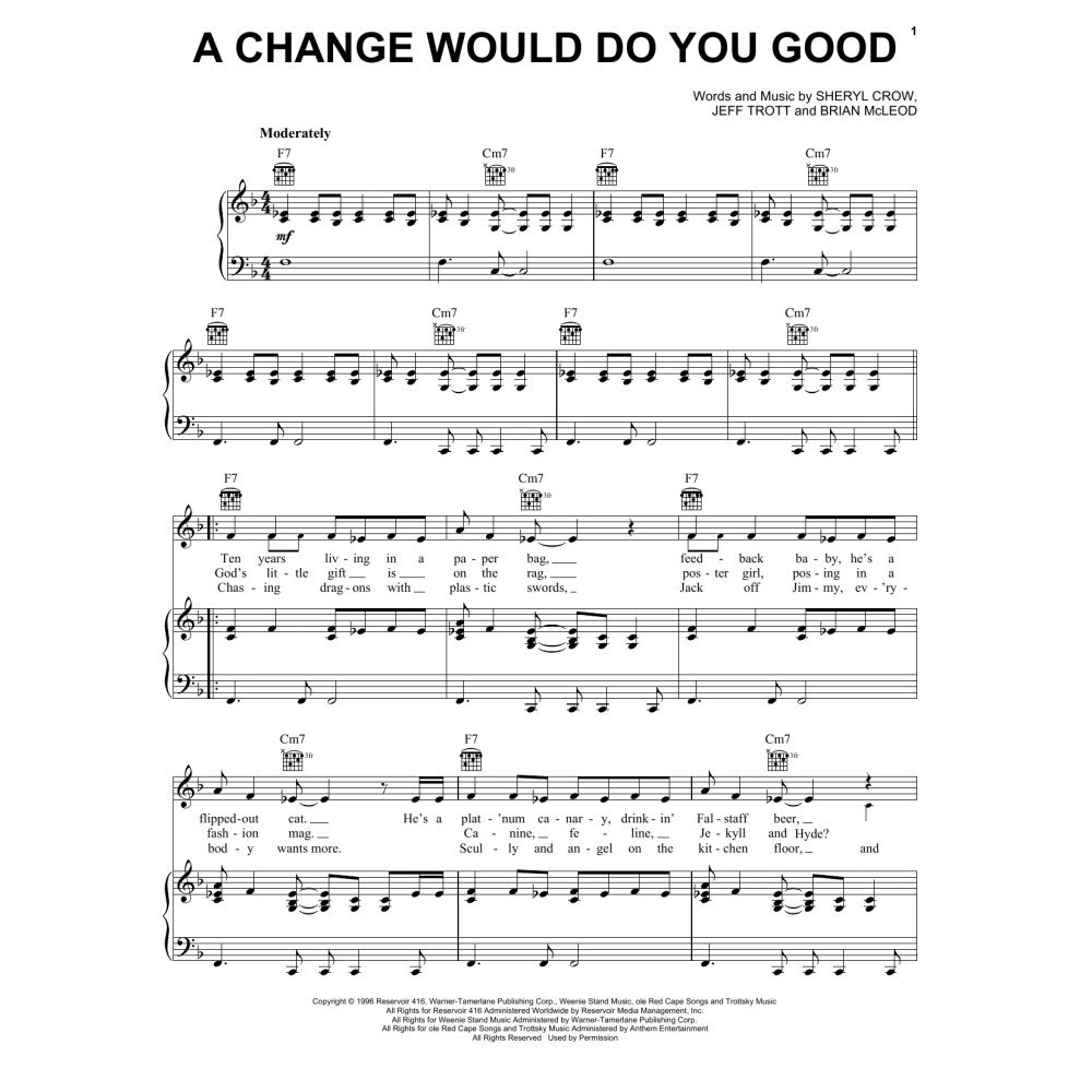 A Change Would Do You Good