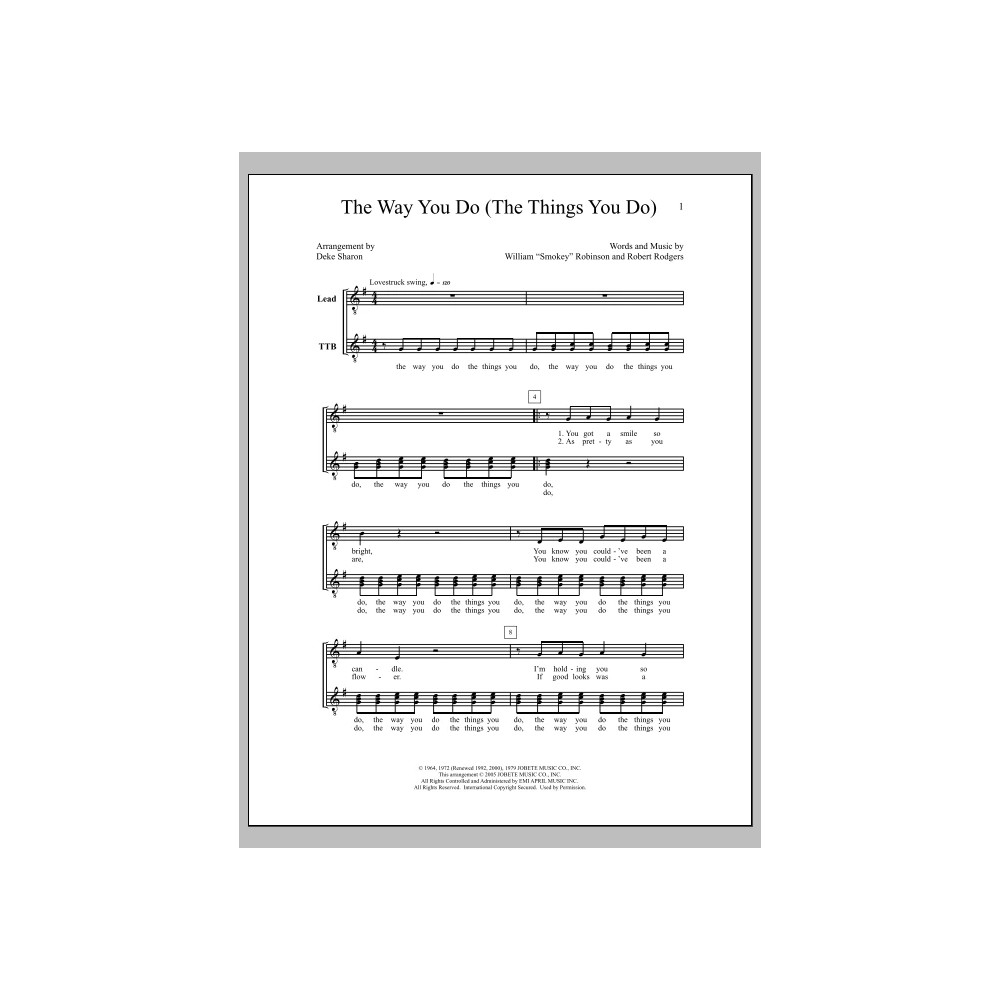 The Way You Do (The Things You Do)