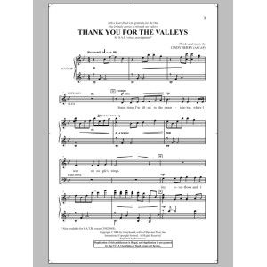 Thank You For The Valleys