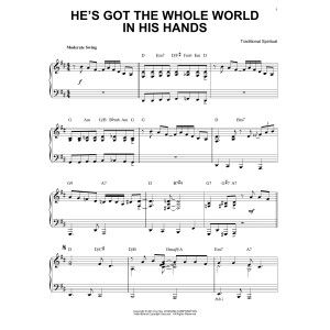 He's Got The Whole World In His Hands [Jazz version] (arr. Brent Edstrom)