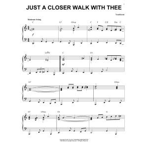 Just A Closer Walk With Thee [Jazz version] (arr. Brent Edstrom)