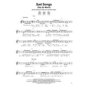 Sad Songs (Say So Much)