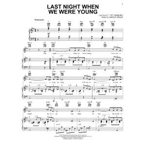 Last Night When We Were Young