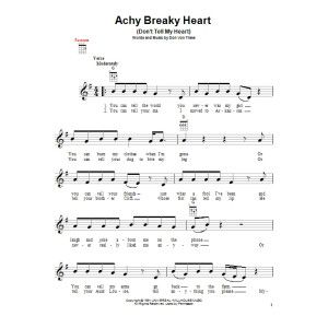 Achy Breaky Heart (Don''t Tell My Heart)