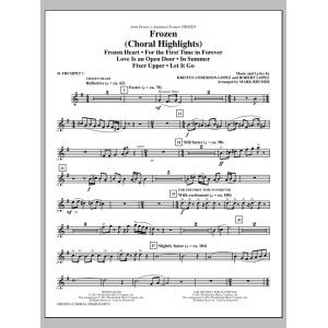 Frozen (Choral Highlights) (arr. Mark Brymer) - Bb Trompete 1