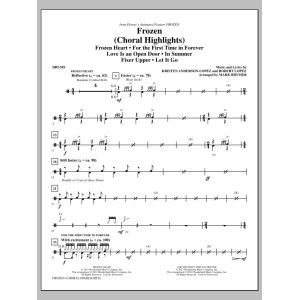 Frozen (Choral Highlights) (arr. Mark Brymer) - Drums