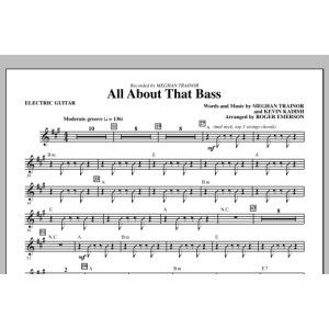 All About That Bass (arr. Roger Emerson) - Electric Guitar