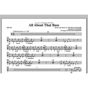All About That Bass (arr. Roger Emerson) - Drums
