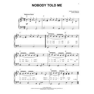 Nobody Told Me