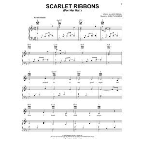 Scarlet Ribbons (For Her Hair)