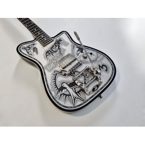 Duesenberg Johnny Depp Signature Series Guitarra Eléctrica 2016 Aluminio Tatuado