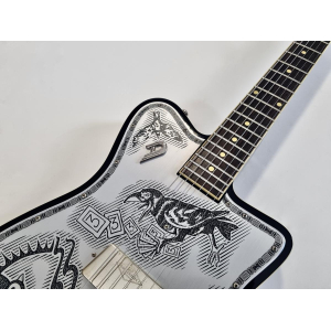 Duesenberg Johnny Depp Signature Series Guitarra Eléctrica 2016 Aluminio Tatuado