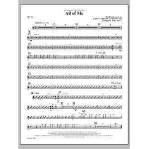 All of Me (Arr. Mac Huff) - Drums