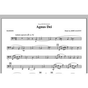 Agnus Dei (aus Petite Mass) - Fagott